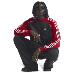 Men Jackets - adidas Superstar Loose Mesh Track Top - Black