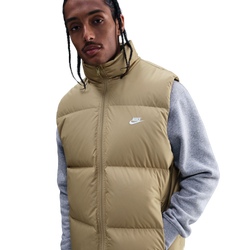 Men Vests - Nike Sportswear Club Therma-FIT Down Puffer Vest - Parachute Beige