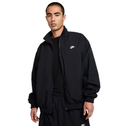 Men Jackets - Nike Oversized Woven Track Jacket - Black-White