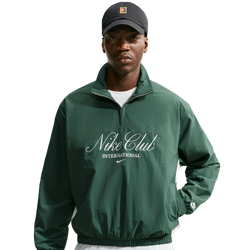 Men Jackets - Nike Club Half Zip Jacket - Fir-Phantom