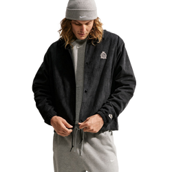 Men Jackets - Nike Corduroy Coaches Jacket - Black-Sanddrift