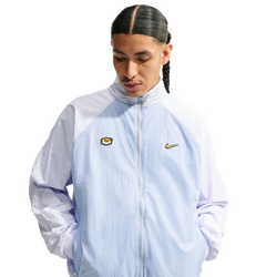 Men Jackets - Nike Tuned Woven Tracktop Jacket - Football Grey-Light Armory Blue