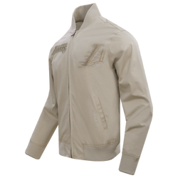 Men Jackets - Pro Standard Wingspan La Lakers Twill Jacket - Taupe-Taupe