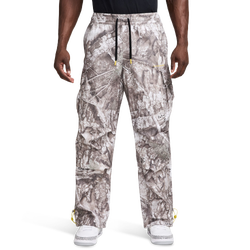 Men Pants - Jordan Brooklyn Real Tree Cargo Pants - White-Bright Citron