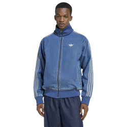 Men Jackets - adidas Firebird Denim Jacket - Grey