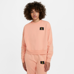 Women Sweatshirts - Jordan Flight - Apricot Agate-Black