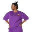 Melody Ehsani Short Sleeve Fleece Crew - Women Sweatshirts Purple-Purple