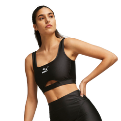 Women Sport Bras/Sport Vests - Puma DARE TO Crop Top - Puma Black