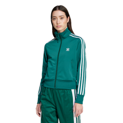 Women Jackets - adidas Firebird Top - Collegiate Green-White