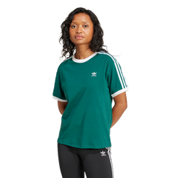 Women T-Shirts - adidas Adicolour Tee - Collegiate Green-White