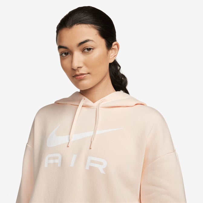 Nike Air Fleece Oversized Pullover Hoodie Image 3 of 3. Tap to open photo gallery.