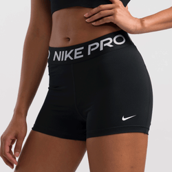 Women Leggings - Nike Pro 365 3-Inch Training Shorts - Black-White