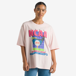 Women T-Shirts - NCAA Boxy Tee - Baby Pink