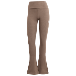 Women Pants - adidas Essentials Rib Flared Pant - Earth Strata