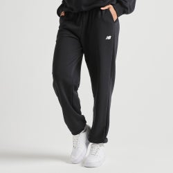 Women Pants - New Balance Sport Essentials French Terry Jogger - Black