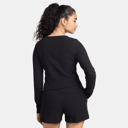 Nike Sportswear Slim Chill Knit Ribbed Cardigan Image 2 of 7. Tap to open photo gallery.