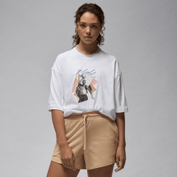 Women T-Shirts - Jordan Graphic Oversized Tee - White