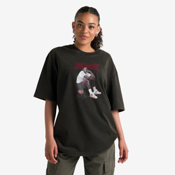 Women T-Shirts - Jordan Graphic Oversized Tee - Black