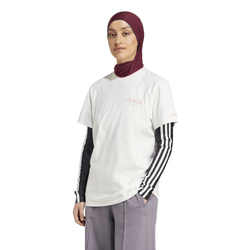 Women T-Shirts - adidas Sport Graphic Loose Tee - Cloud White