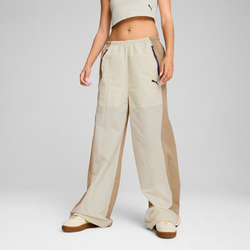 Women Pants - Puma DARE TO Parachute Woven Pant - Alpine Snow