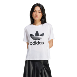 Women T-Shirts - adidas Adicolour Tee - White-Black