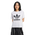 adidas Adicolor Trefoil Boxy T-Shirt - Women T-Shirts White-Black