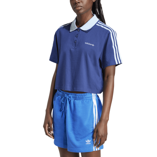 adidas Loose Crop Polo Shirt Image 5 of 6. Tap to open photo gallery.