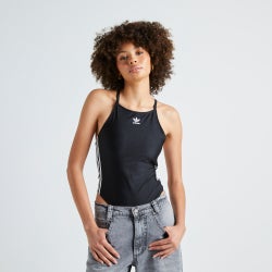 Women Sport Bras/Sport Vests - adidas 3-Stripes Bodysuit - Black