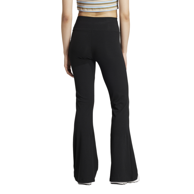 adidas Essentials Rib Flared Leggings Image 3 of 5. Tap to open photo gallery.