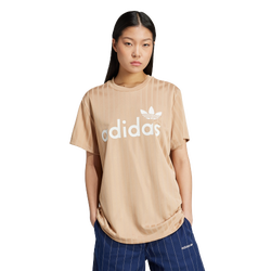 Women T-Shirts - adidas Graphic Tee - Warm Sandstone