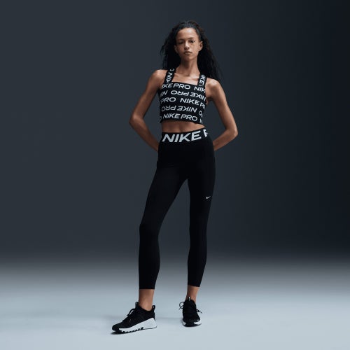 Nike Pro Sculpt 7/8 High-Waisted Active Tights Image 1 of 5. Tap to open photo gallery.