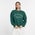 New Balance Graphic Crew - Women Sweatshirts Nightwatch Green