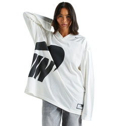 Women T-Shirts - Nike Oversized Graphic Dance Tee - Sail-Black