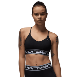 Women Sport Bras/Sport Vests - Jordan Indy Light Support Active Sport Bra - Black-Stealth