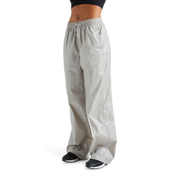 Women Pants - Nike Woven High-Waisted Pant - Lt Iron Ore