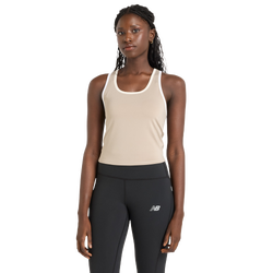 Women T-Shirts - New Balance Tennis Tank - Arid Stone