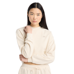 Women Sweatshirts - New Balance Coastal Crew - Linen