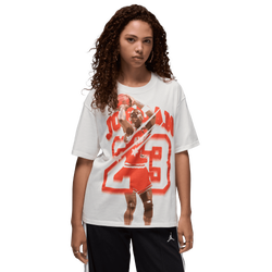 Women T-Shirts - Jordan Graphic Oversized Tee - Sail