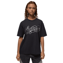 Women T-Shirts - Jordan Metallic Tee - Off Noir