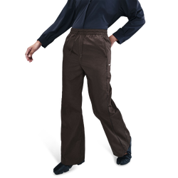 Women Pants - Nike Woven High-Waisted Pant - Velvet Brown-Black