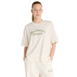 Women T-Shirts - New Balance Heritage Tee - Permafrost