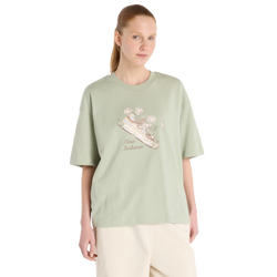Women T-Shirts - New Balance Flower Tee - Garter Snake