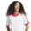 adidas 3 Stripe Tee - Women T-Shirts White-Better Scarlet
