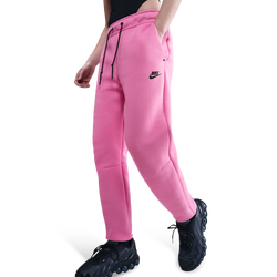 Women Pants - Nike Tech Fleece - Playful Pink-Black