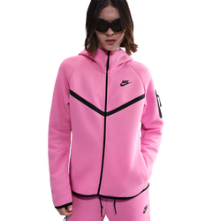Women Hoodies - Nike Tech Fleece - Playful Pink-Black