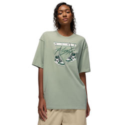Women T-Shirts - Jordan Flight Tee - Jade Horizon