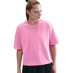 Women T-Shirts - Nike Heritage Boxy Tee - Playful Pink