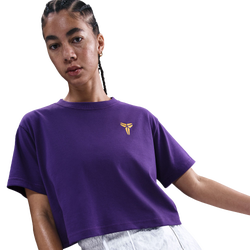 Women T-Shirts - Nike Heritage Boxy Tee - Court Purple