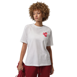 Women T-Shirts - Jordan Flight Graphic Kiss Tee - White