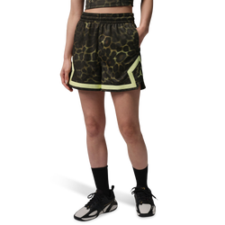 Women Shorts - Jordan Jordan Sport 4" Diamond Shorts - Luminous Green